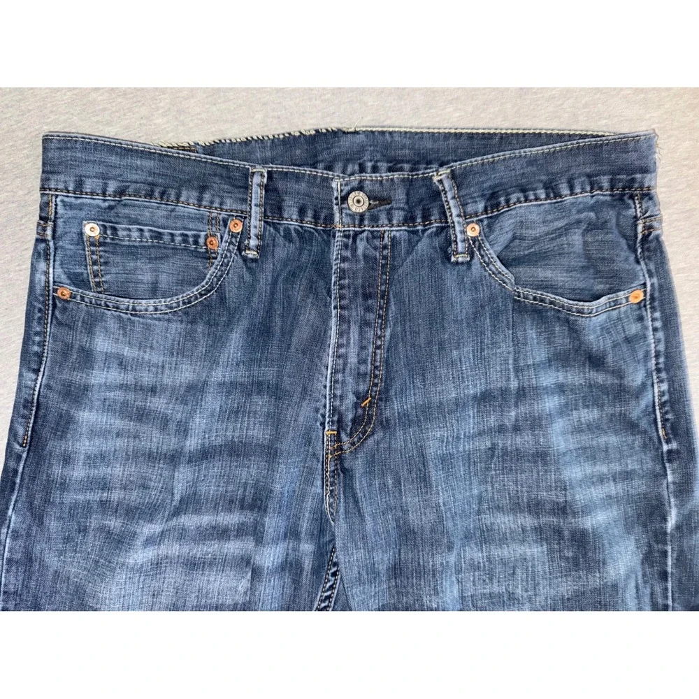 Levi's 527 Mens Slim Bootcut Jeans Size 36x30 very Lightweight Broke In Western